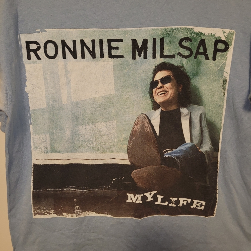 6/30 Ronnie Milsap My Life Tee Medium Country Music Graphic Shirt - Picture 2 of 6